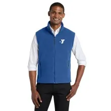 Mens Fleece Vest - Embroidered