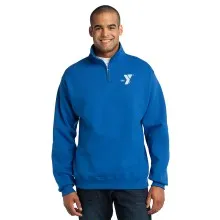 Men's 1/4-Zip Cadet Collar Sweatshirt - Screen Print