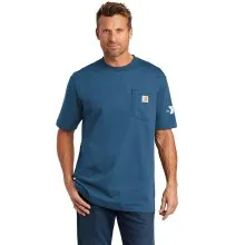 Adult Carhartt ® Workwear Pocket Short Sleeve T-Shirt - Screen Printed w/ Y Logo