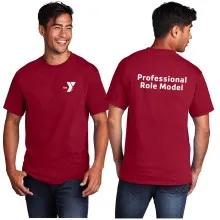 Adult 5.4oz 100% Cotton Tee - Front/Back Design w/ Professional Role Model Back