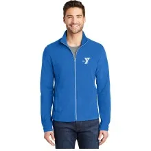 Mens Full Zip Microfleece - Embroidered